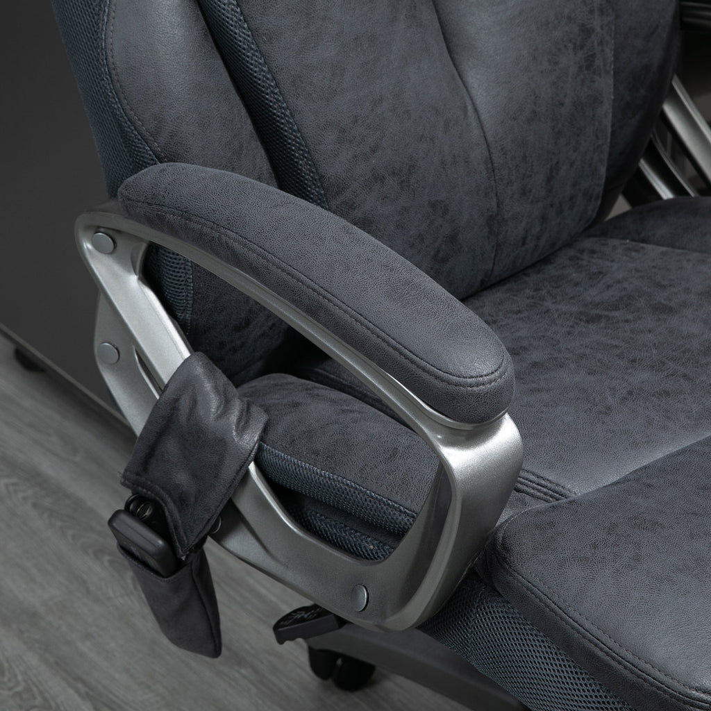 Gray Executive Office Chair with Vibration Massage Y431