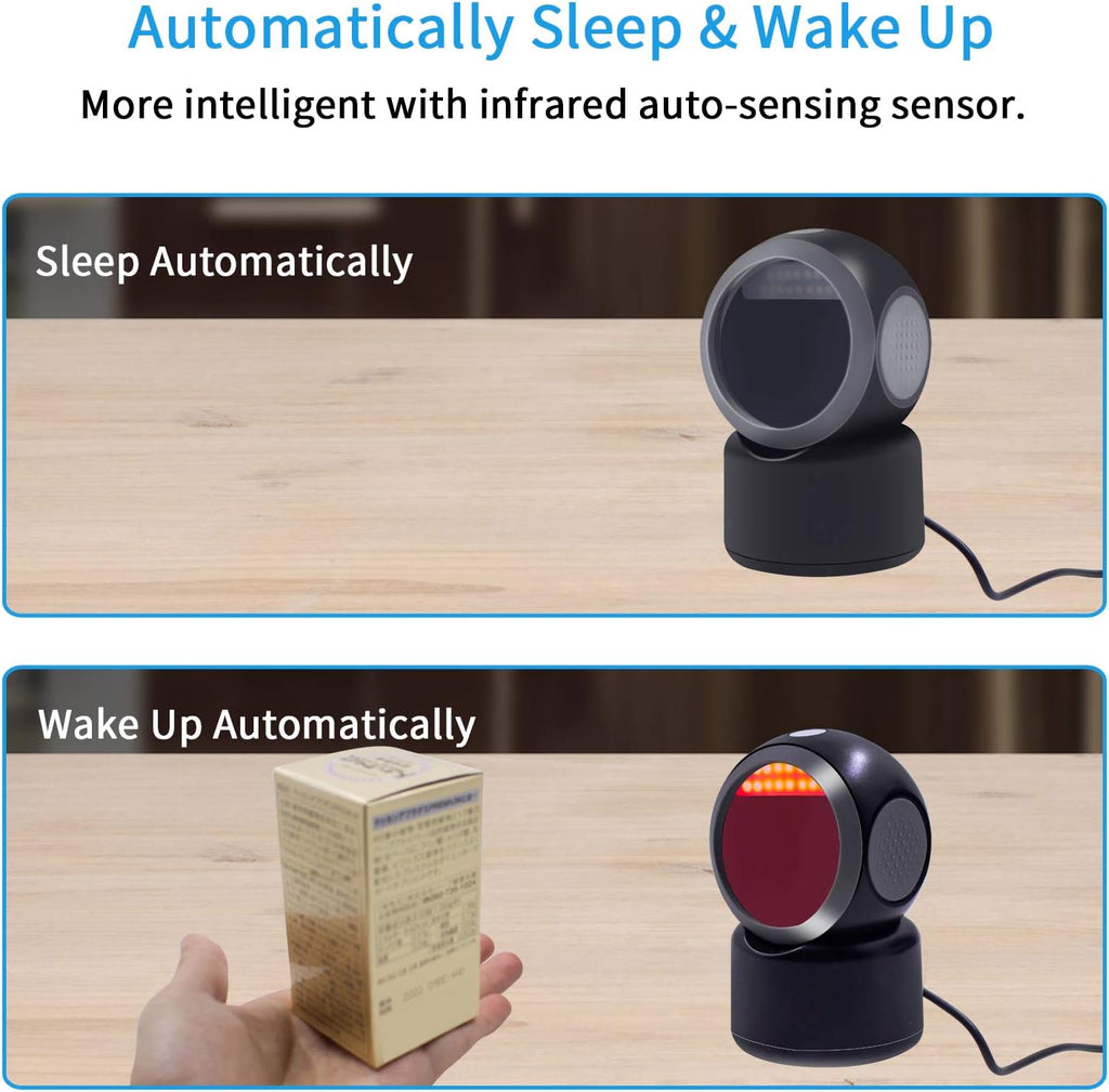 Desktop Barcode Scanner with USB C6789