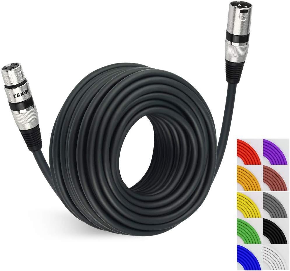50 Ft 4 Pack XLR Microphone Cable E2301