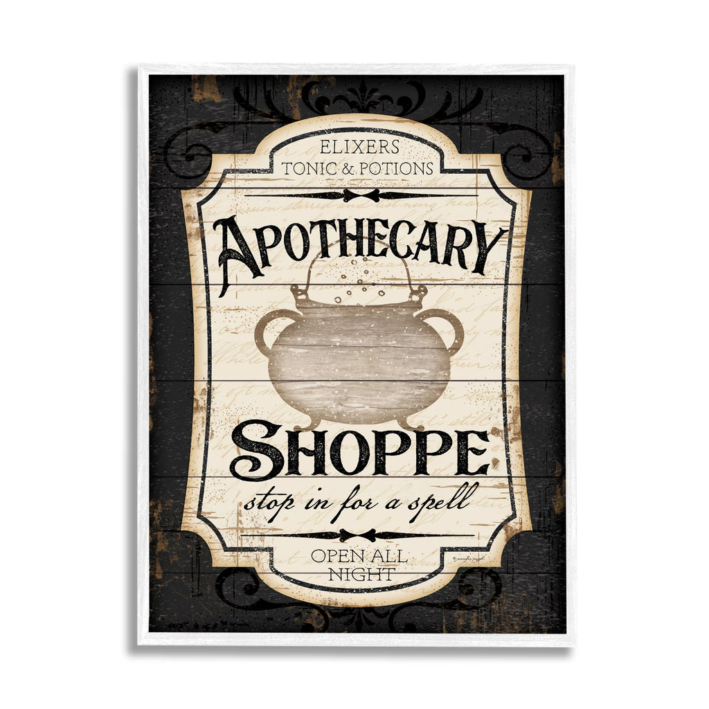 Halloween Sign Witch Potion Cauldron 16 x 20 K349