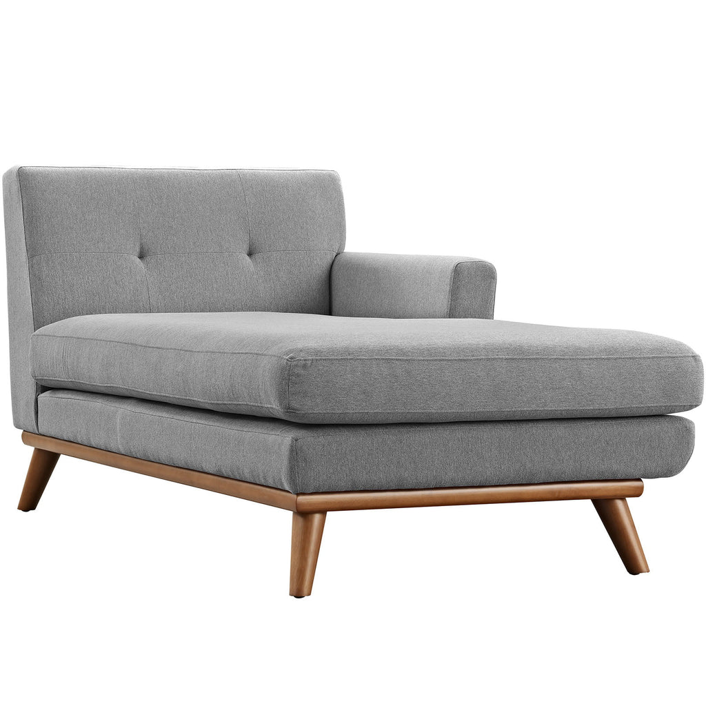 Right-Facing Grey Fabric Sectional Sofa M877602