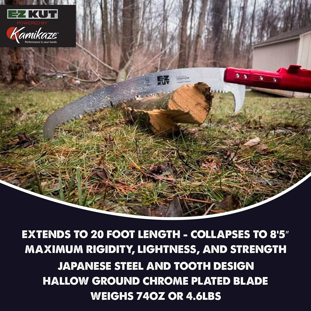 20′ Extendable Tree Trimmer Pole Saw with Double Hook Blade Y603111