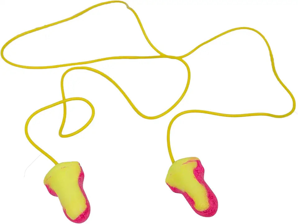 Corded Single-Use Earplugs 32NRR Magenta/Yellow N835