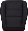 Black Perforated Leather Seat Cover J52184