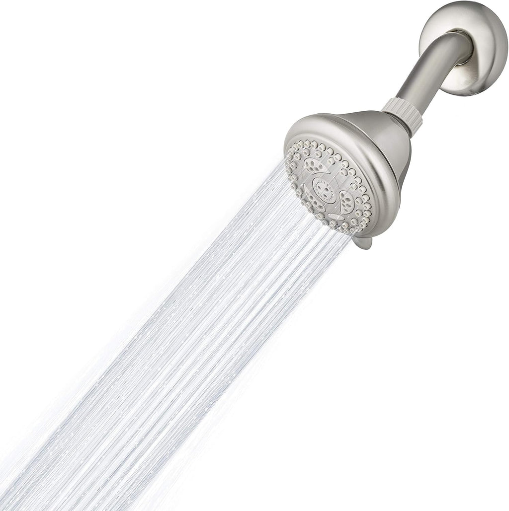 6-Mode Shower Head, Brushed Nickel Pack of 2 E5661