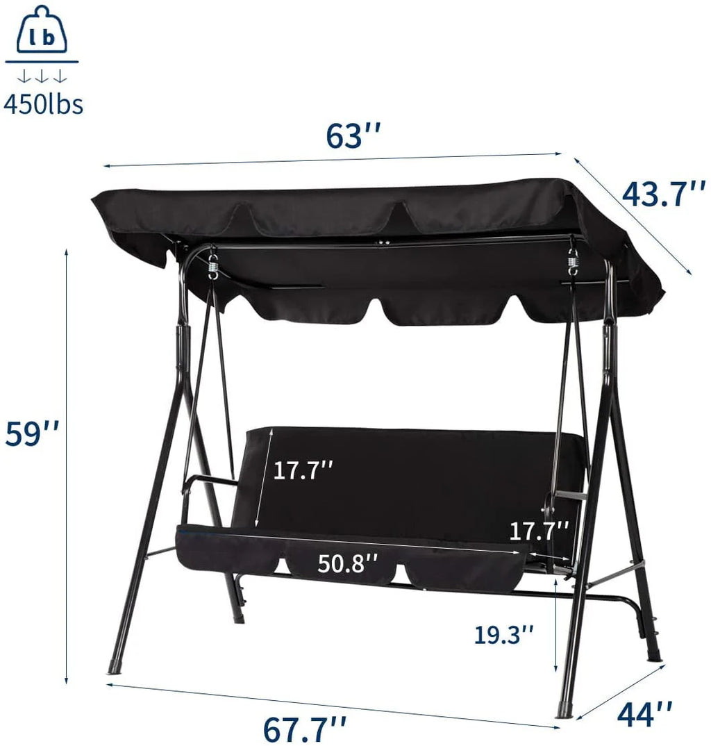 Stainless Steel Porch Swing J93772