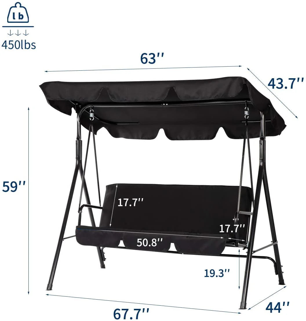 Stainless Steel Porch Swing J93772
