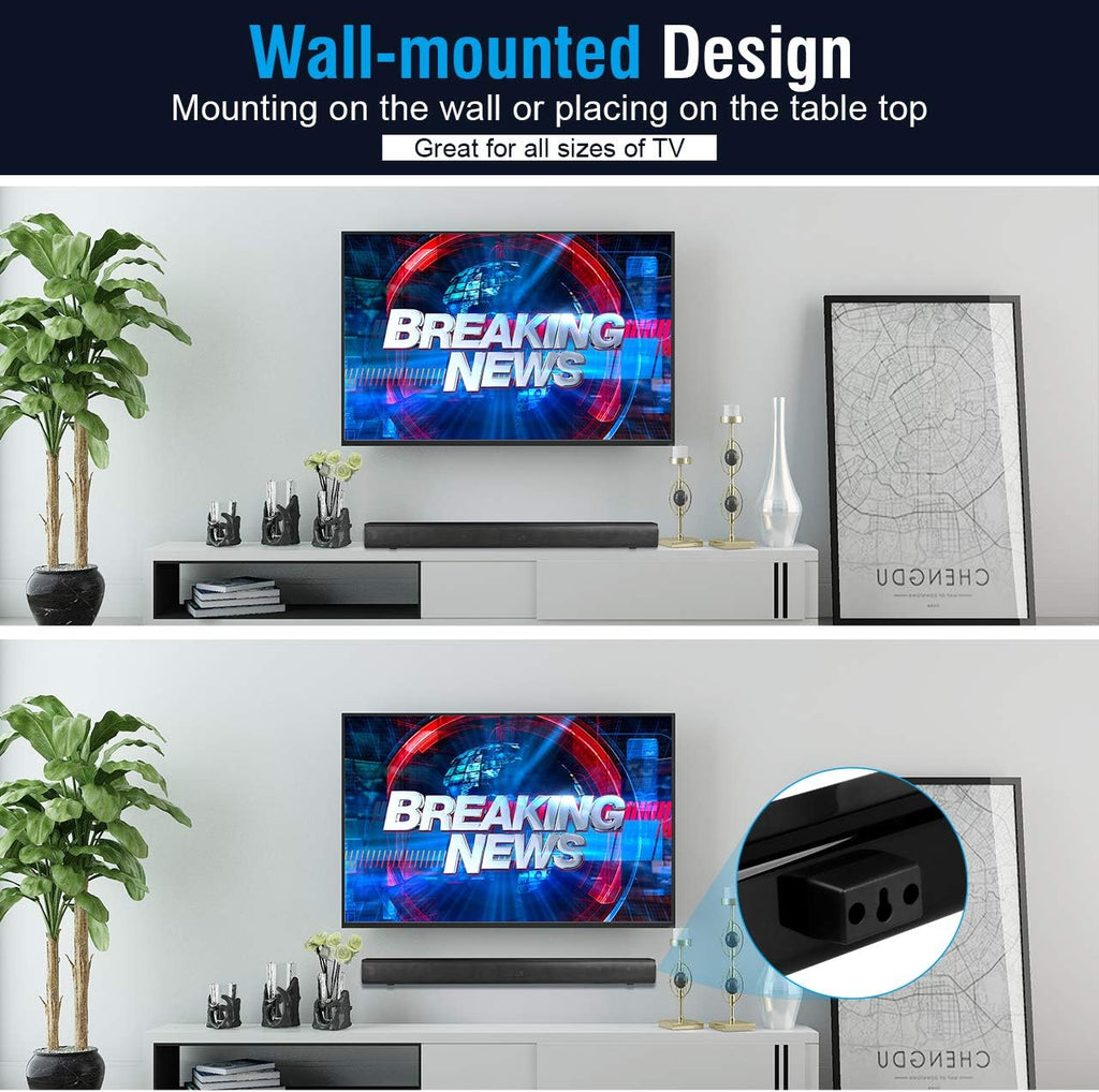29-Inch TV Sound Bar with Subwoofer, Bluetooth 5.0 Speakers S10496