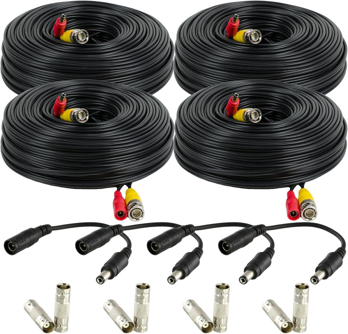 150 Feet Pre-Made Siamese BNC Video and Power CCTV Camera Cable W753277