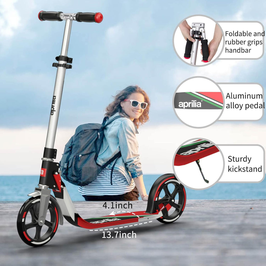 Foldable Kick Scooter with Big Wheel, 4 Level Height Adjustable C27954