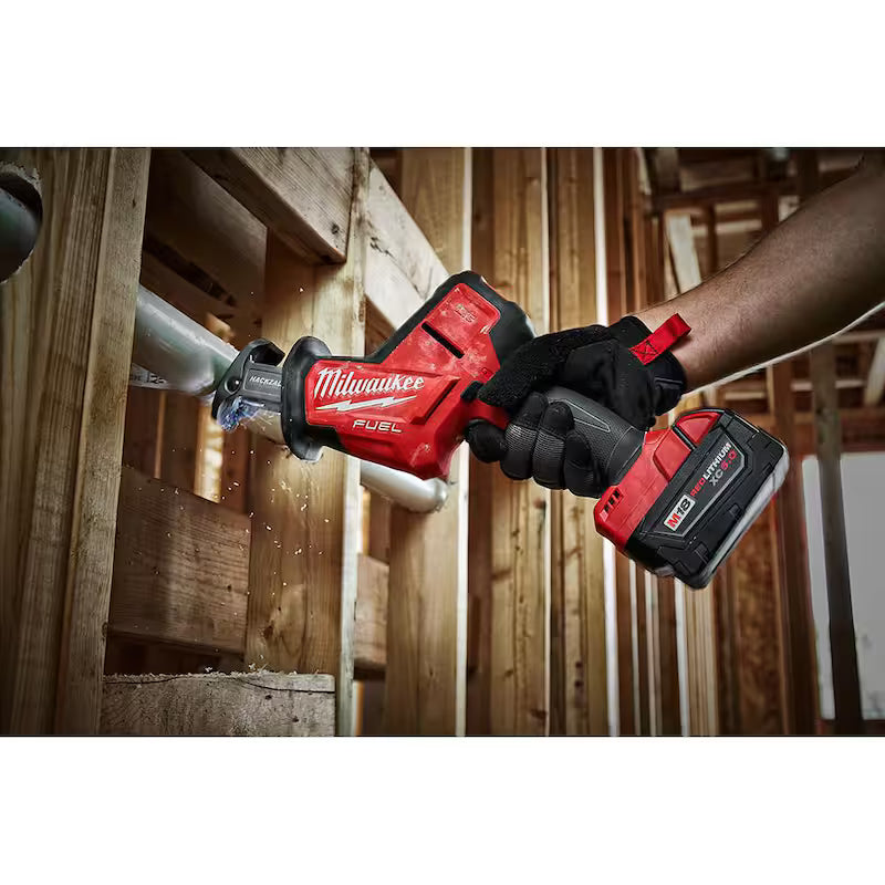 18V Lithium-Ion Brushless Cordless Reciprocating Saw & Caulk Gun with Two 6.0Ah Batteries H951