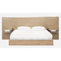Live Edge Wall Bed with Floating Nightstands W4492