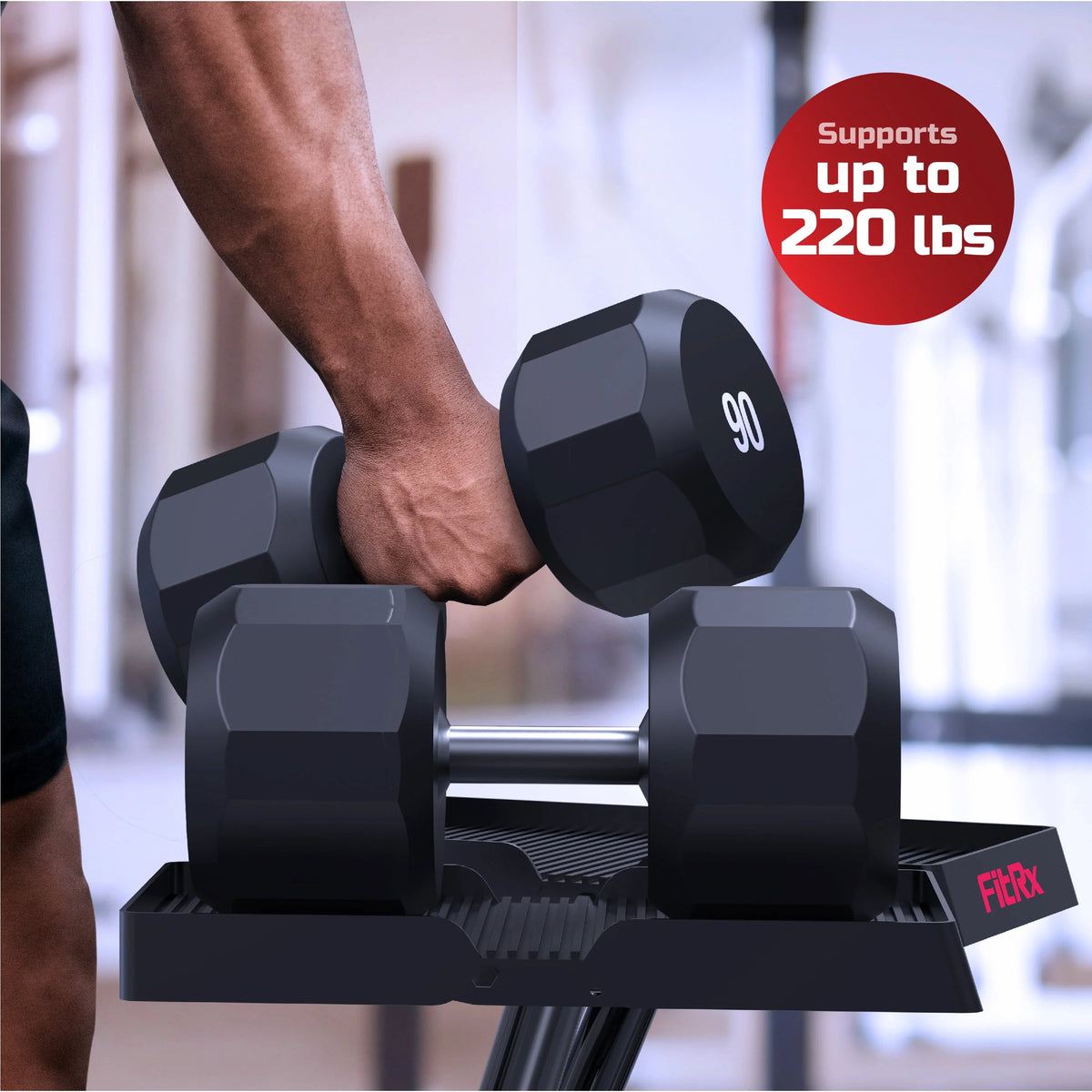 Dumbbell and Kettlebell Weight Rack Stand J79675
