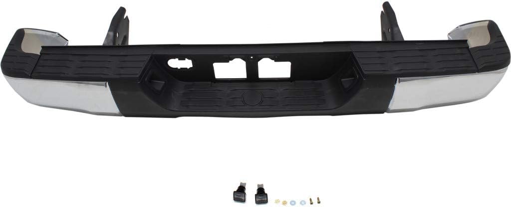 Chrome Steel Step Bumper for Toyota Tundra 2014-2019 V63611