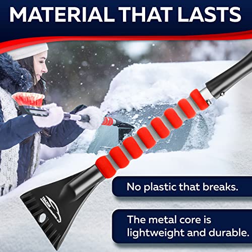27" Snow Brush & Ice Scraper with Foam Grip U229653