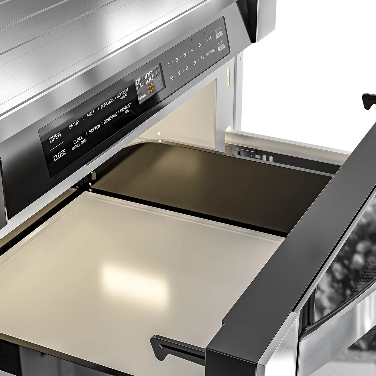 24 in. Stainless-Steel Microwave Drawer, 1.2 Cu. Ft. B114232