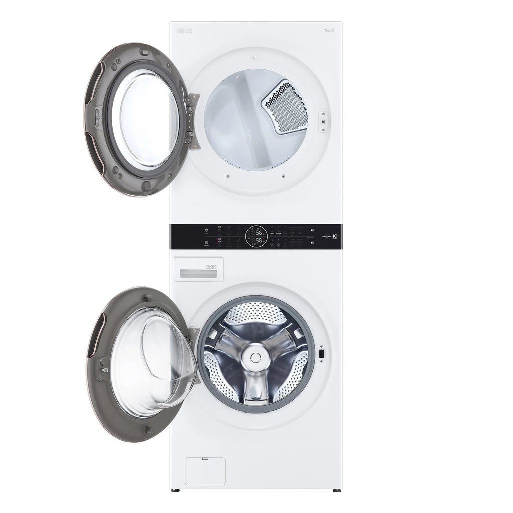 White Front Load Washtower 5.2 Cu. Ft. Washer 7.4 Cu. Ft. Electric Dryer Z985