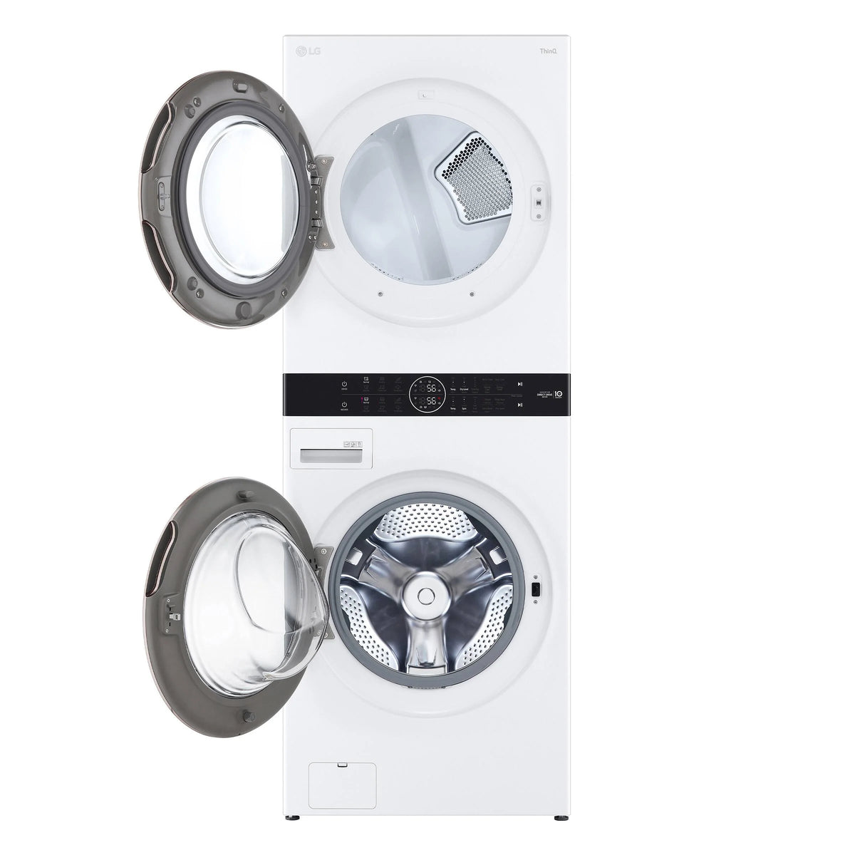 White Front Load Washtower 5.2 Cu. Ft. Washer 7.4 Cu. Ft. Electric Dryer Z985