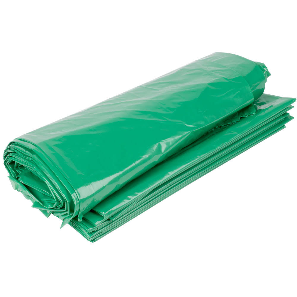 45 Gallon 1.25 Mil Low Density Trash Can Liner Garbage Bag 100/Case H902