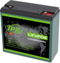 12V 20Ah LiFePO4 Lithium Battery Pack of 2 V6822