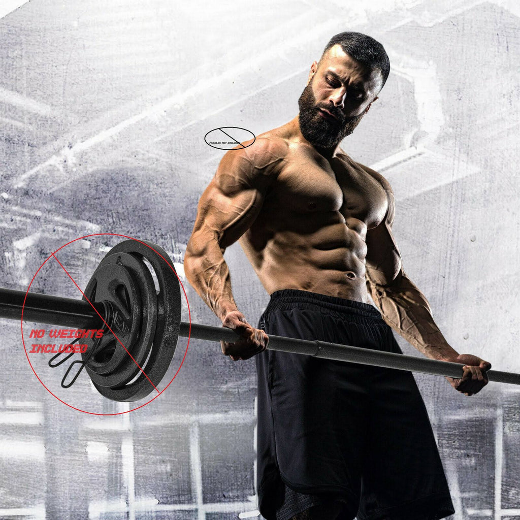 Olympic Weight Lifting Steel Bar Barbell 3 Piece R4466