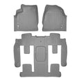 Grey 3 Row Floor Mats Liner Set M595