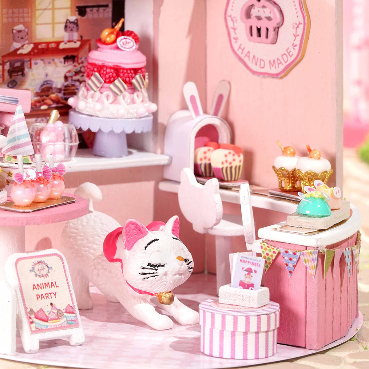 DIY Miniature Dollhouse Kit with LED K1702