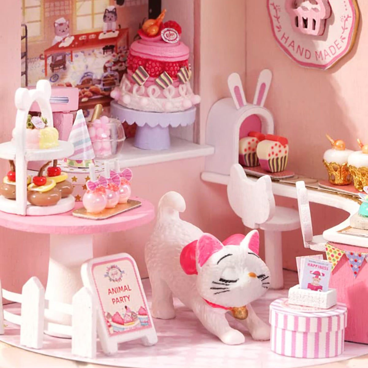 DIY Miniature Dollhouse Kit with LED K1702