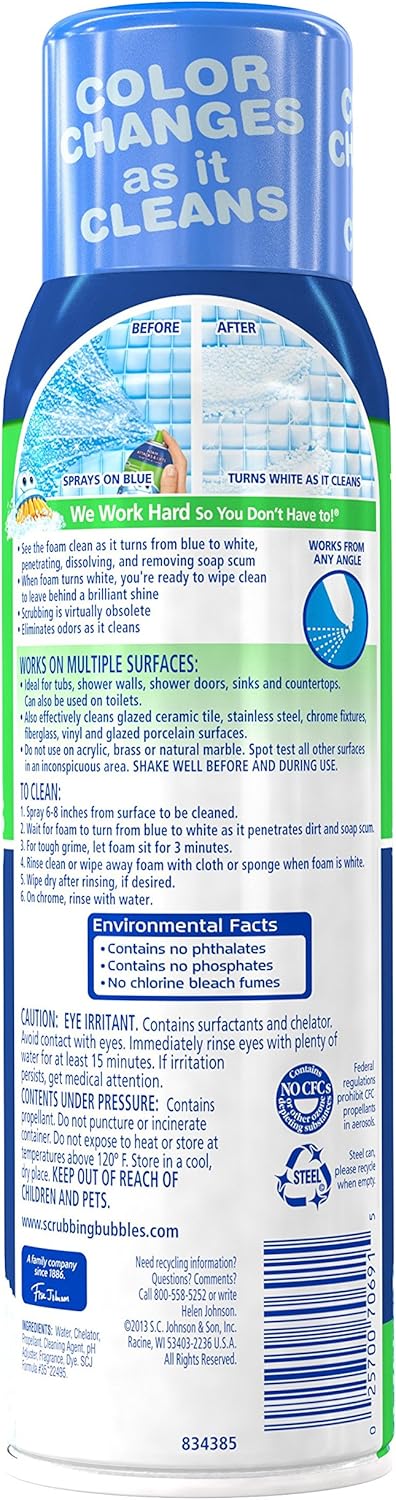 20 oz Pack of 2 Bathroom Cleaner Foamer Disinfectant I645838