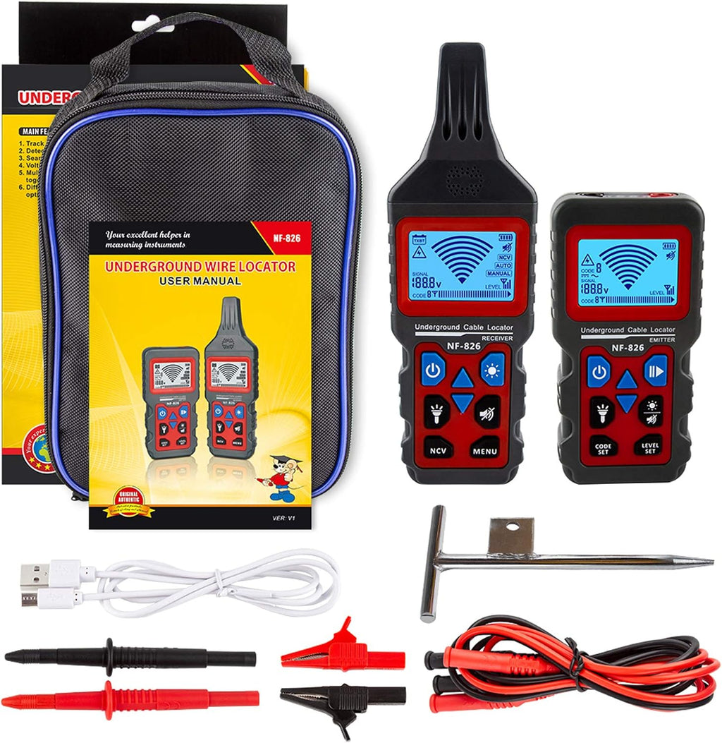 Underground Cable Locator Pipeline Detector Wire Tracker F220