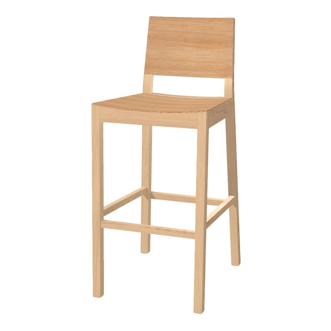 Oak Frame Barstool M654