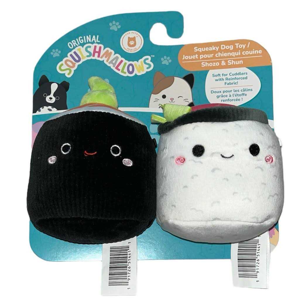 Squeaky Plush 2-Pack Dog Toy D96223