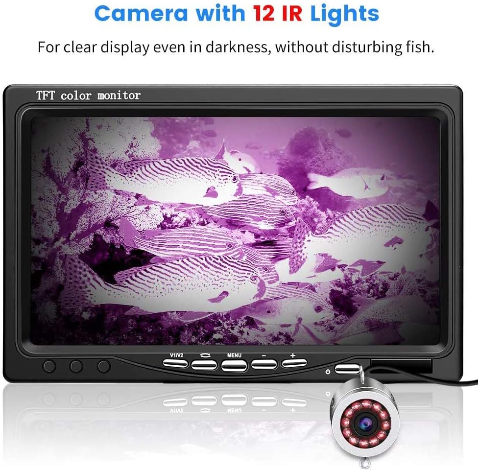 720P Underwater Fishing Camera with 7 inch Screen (15m) M1068