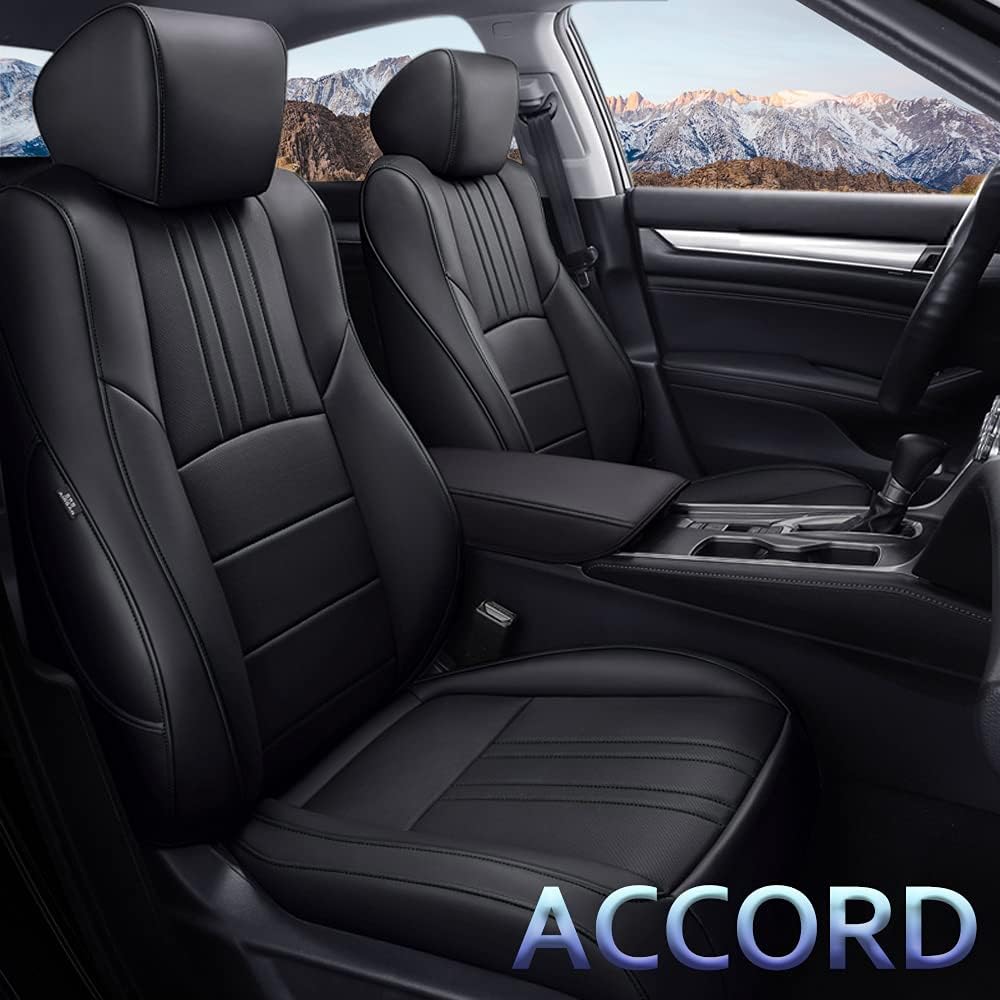 Faux Leather Waterproof Full Set Car Seat Covers R5503