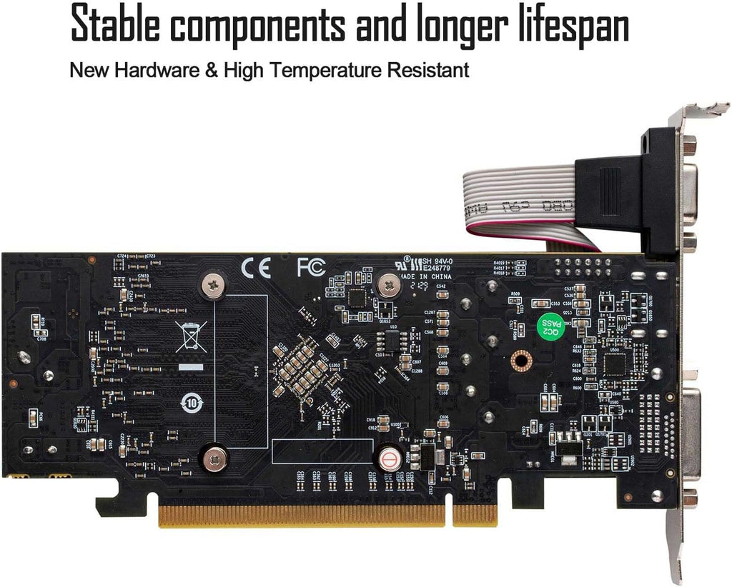 4GB GDDR5 Low Profile Graphics Card D614
