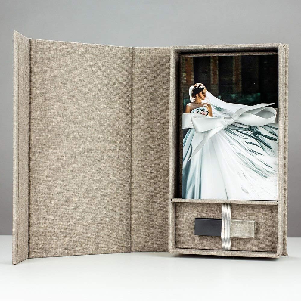 Light Gray Photo/USB Box 5"x7" 8GB USB Pack of 2 S230827