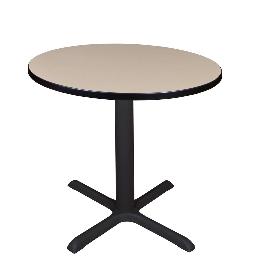 Beige Round Breakroom Table P2403