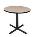 Beige Round Breakroom Table P2403