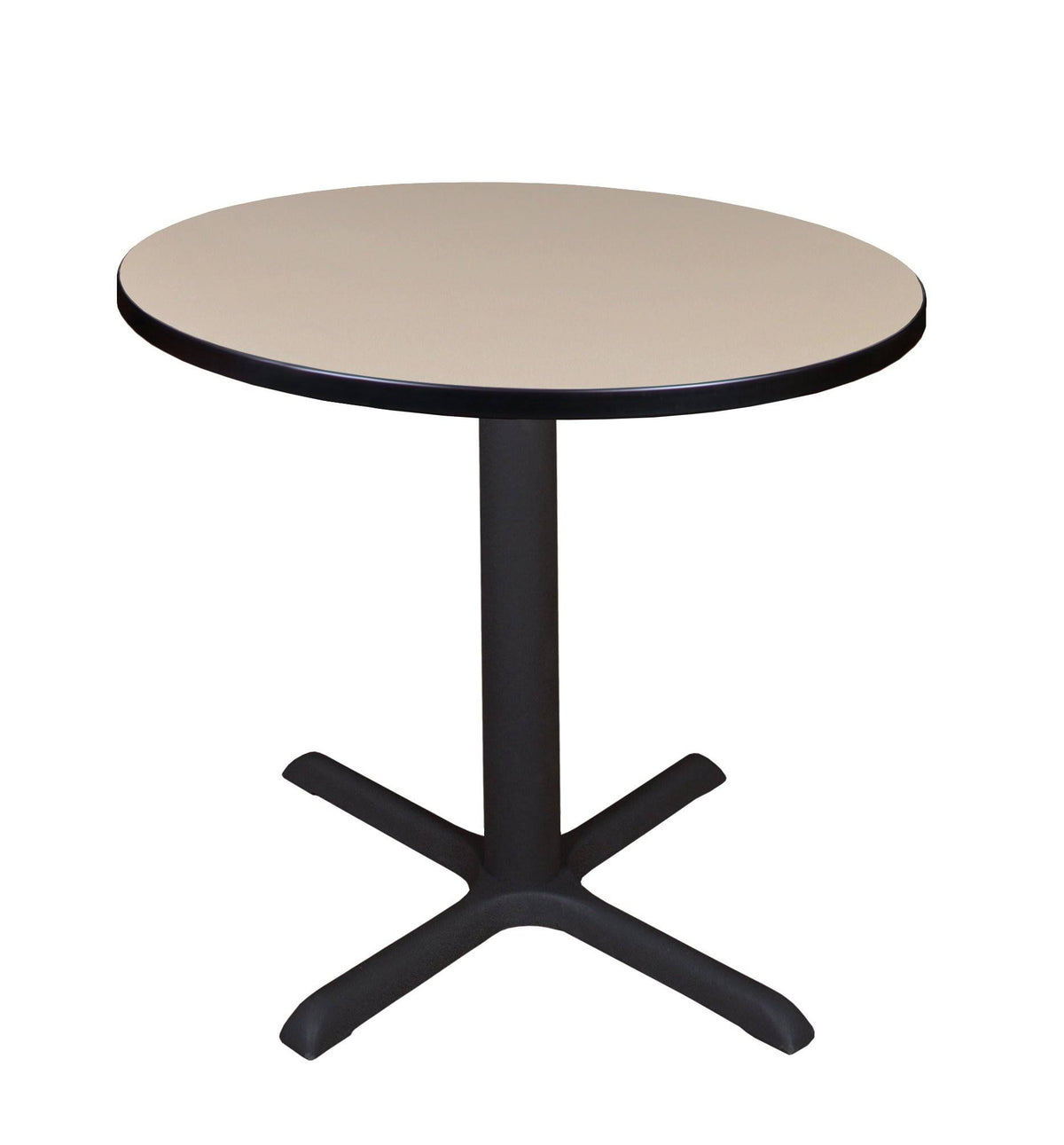 Beige Round Breakroom Table P2403