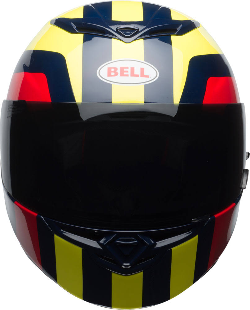 Gloss Hi-Viz Yellow Navy Red Helmet Size Small W122836