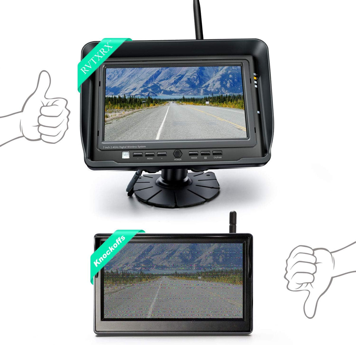 7" Wireless Backup Camera System A846