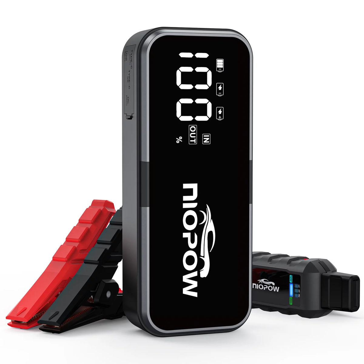 5000A 12V Portable Lithium Jump Starter with 3.3 Display and LED Light Z93924
