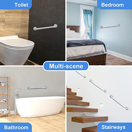2 Pack 24 Inch 304 Stainless Steel Matte Black Grab Bars H2629