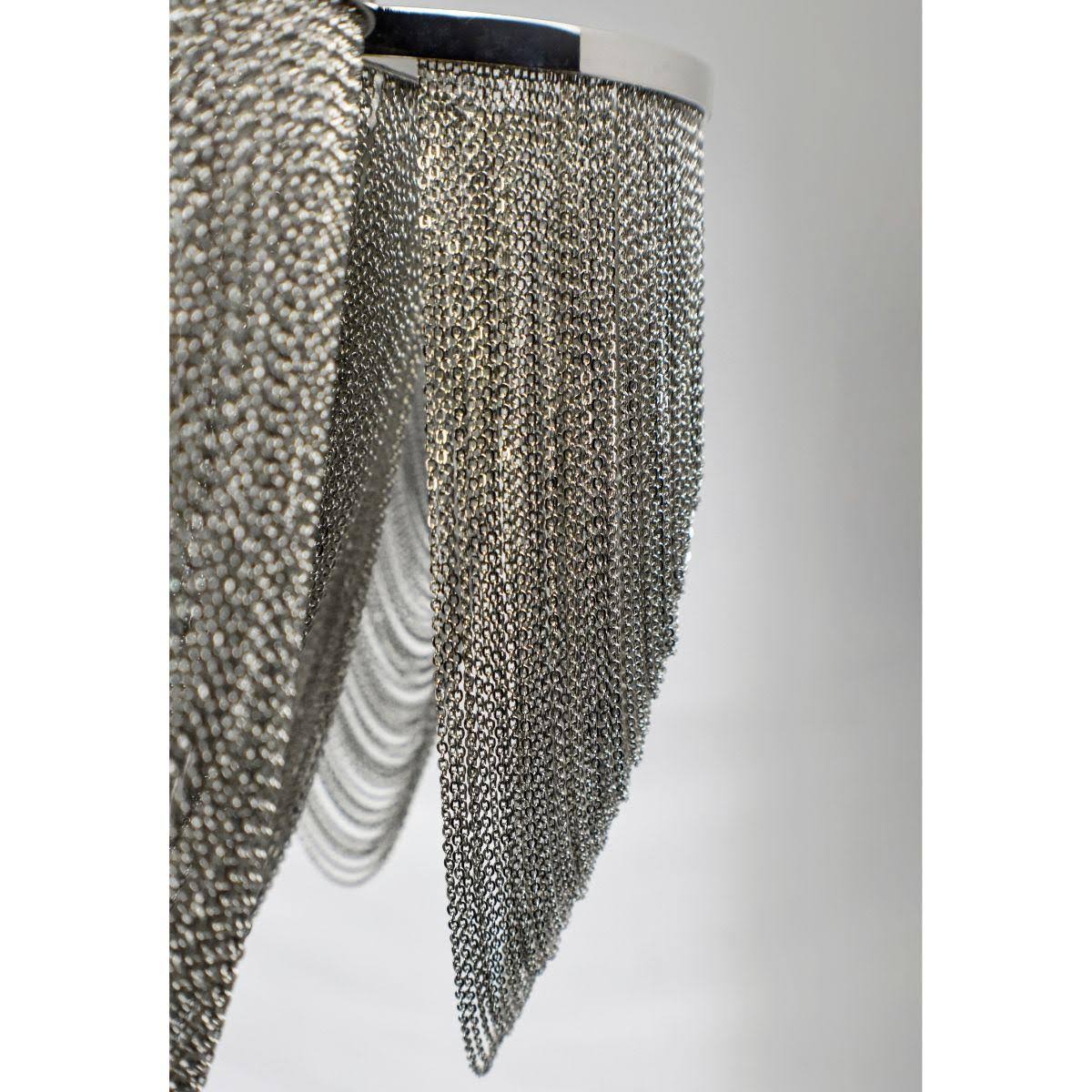 Polished Nickel 6-Light Flush Mount F997334