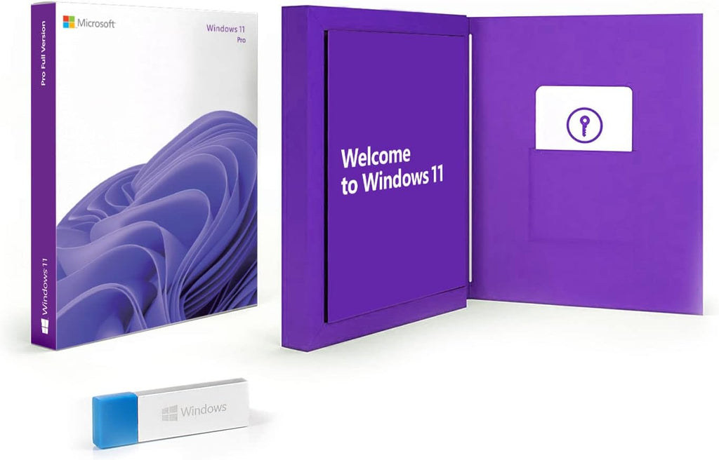 Window 11 Pro USB Flash 1 PC English International 2022 Version T8638