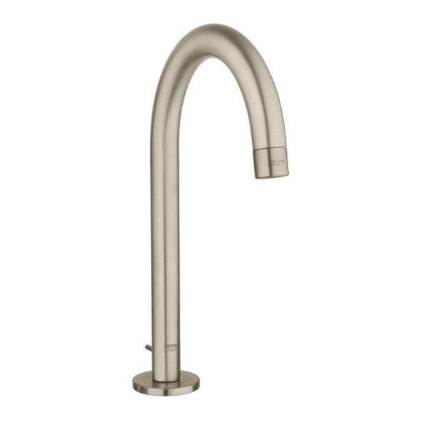 Brushed Nickel Double Handle Widespread Bathroom Faucet I871196