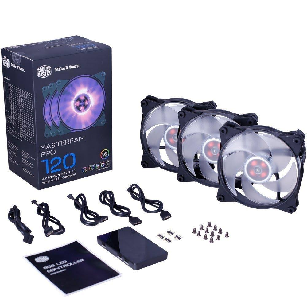 120 Air Pressure RGB Case Fan Pack of 3 L7100