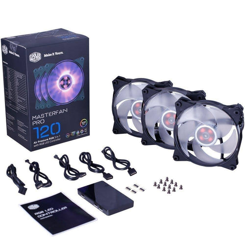 120 Air Pressure RGB Case Fan Pack of 3 L7100