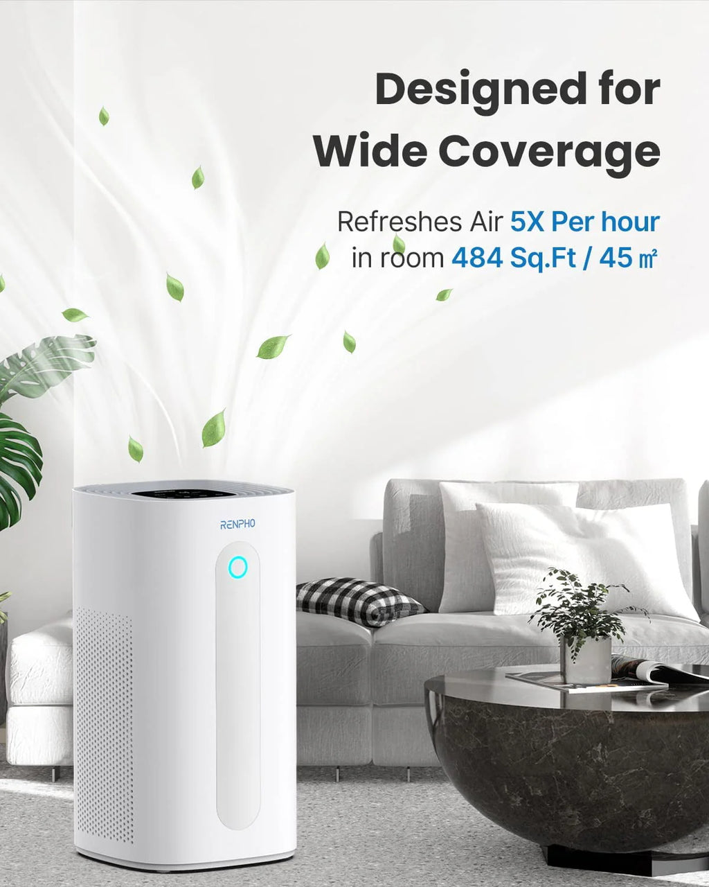 True HEPA Air Purifier White Q369