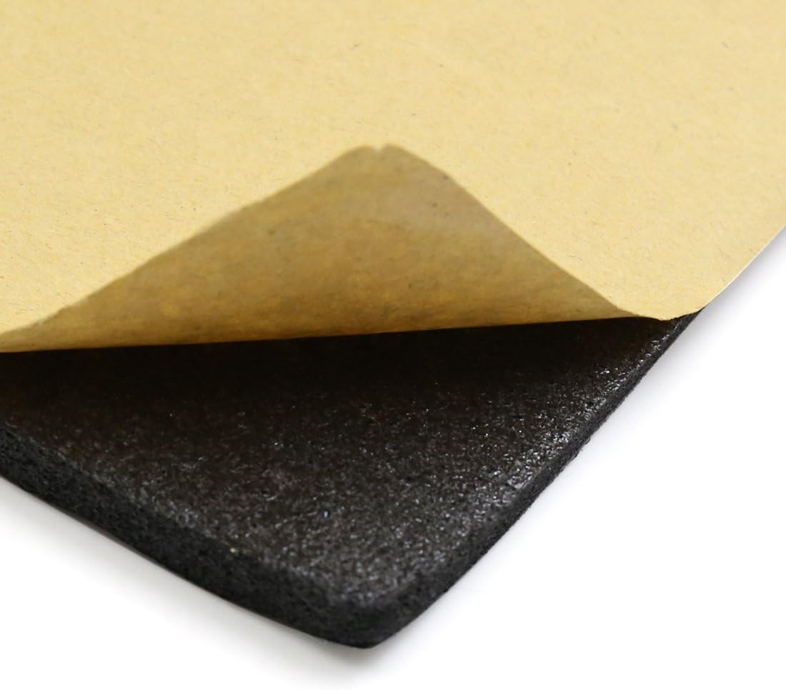 315mil 8mm 21.53sqft Sound Insulation Deadener Mat 79 x 40 Pack of 2 M46768